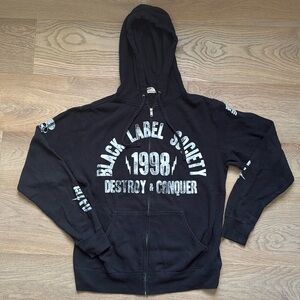 Black Label Society Zip Up Hoodie